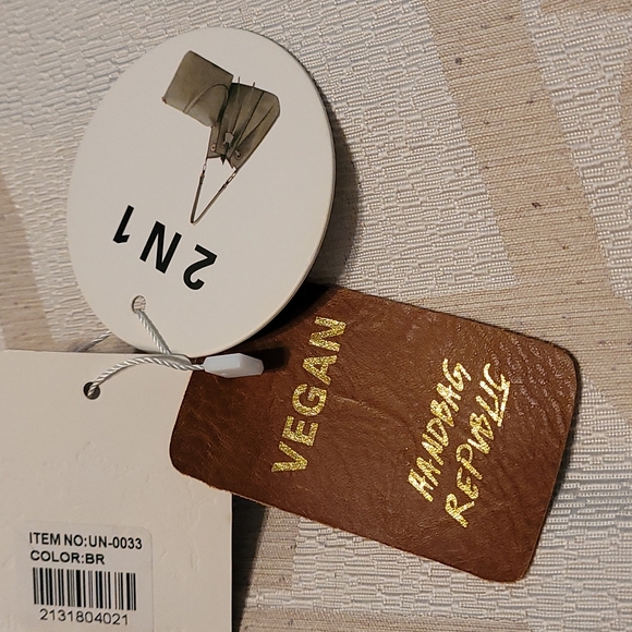 Handbag Republic Classic- cognac color, vegan leather - Picture 14 of 14